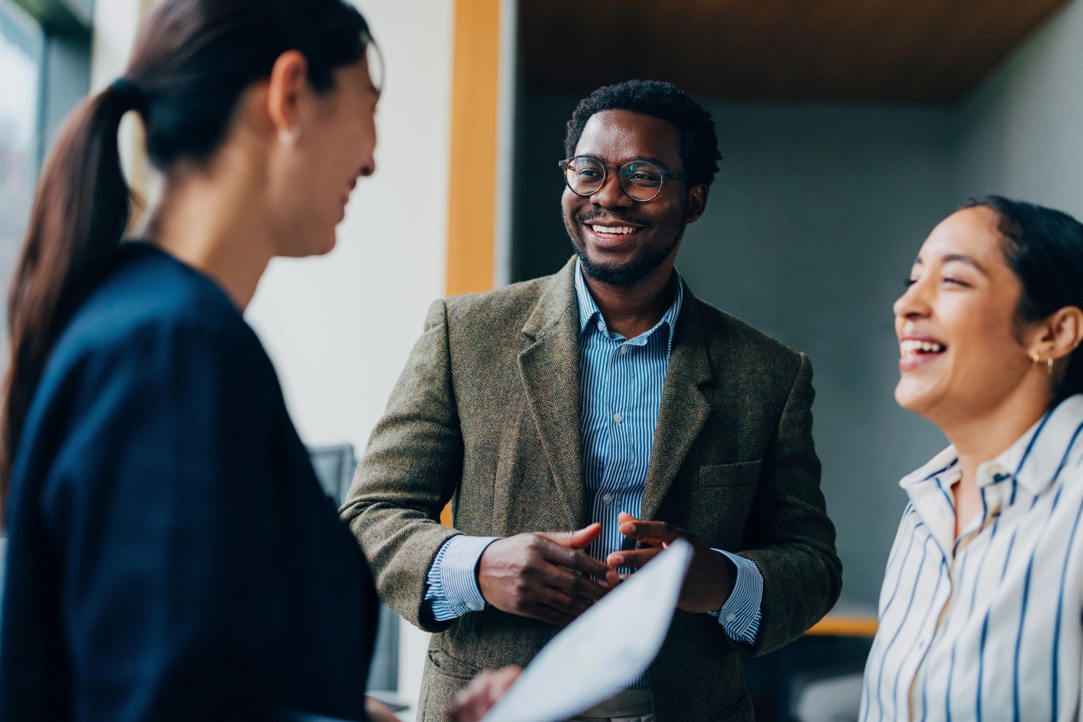 diverse professional team